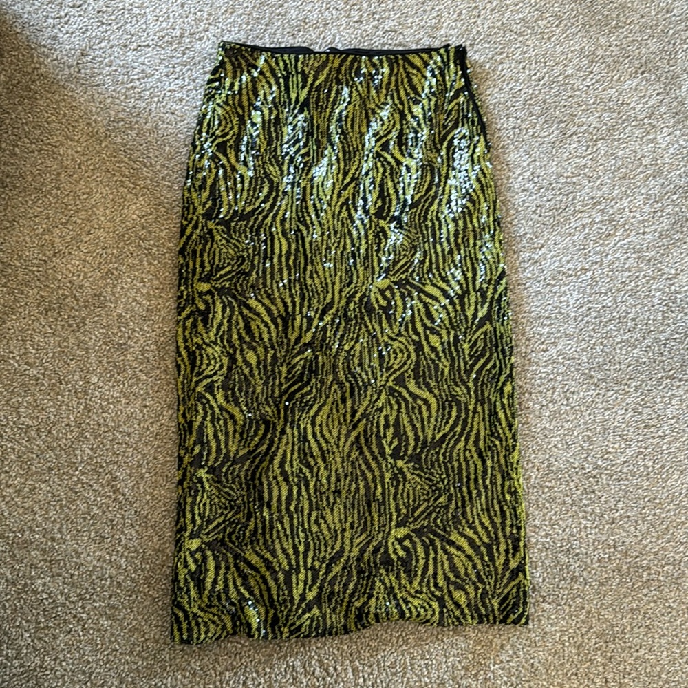 Sequin pencil skirt